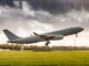 The first 100% SAF powered RAF Voyager takes flight (MOD Crown Copyright)