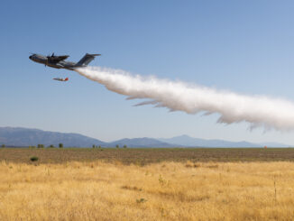 Airbus A400M successfully tests firefighting kit (Image: Airbus)