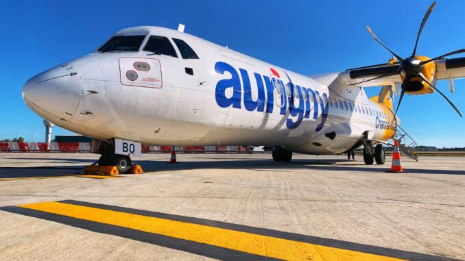 An Aurigny ATR turboprop (Image: Aurigny)