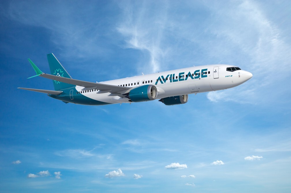 Saudi Arabian lessor AviLease liveried on a 737-8. (Boeing graphic)