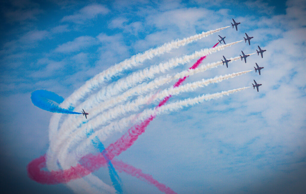 The Red Arrows at the Bournemouth Air Festival (Image: UK Aviation Media)