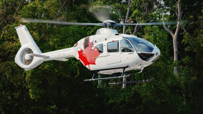 Canadian H135 Training Helicopter