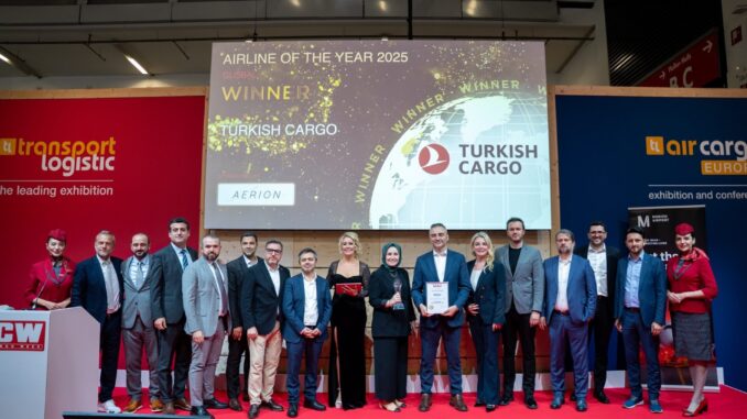 Turkish Cargo named Cargo Airline of the Year Turkish Cargo named Cargo Airline of the Year