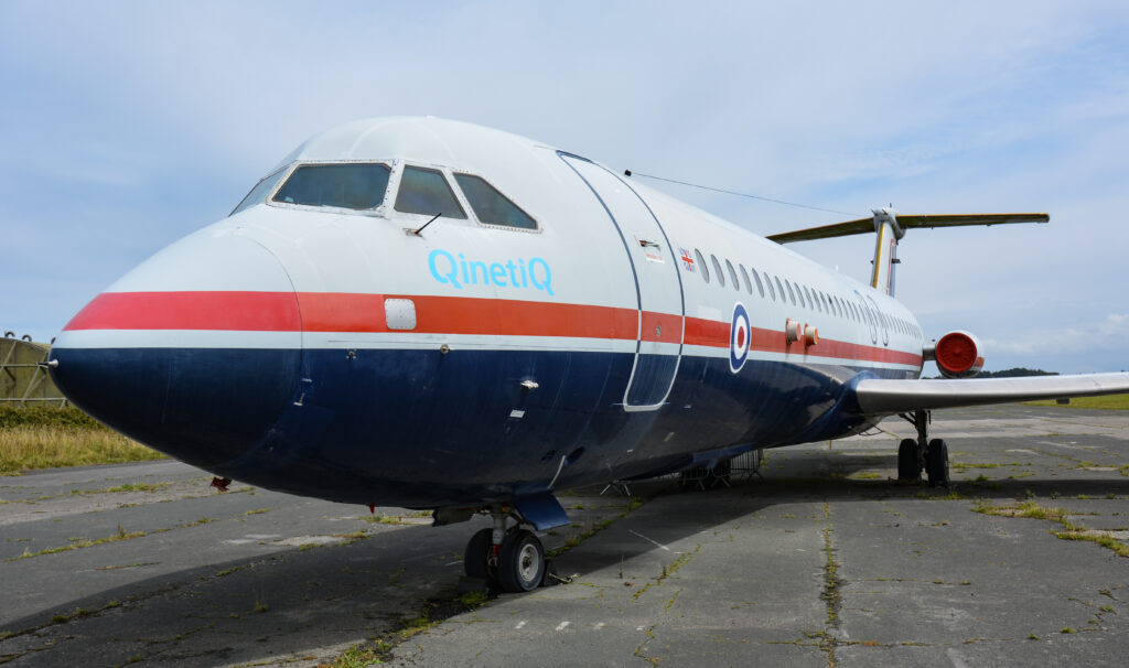 Qinetiq BAC1-11 at Cornwall Aviation Heritage Centre (Max Thrust Digital)
