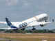 Airbus A350-100 gets airborne at the 55th Paris International Airshow (Image: UK Aviation Media)
