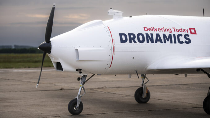 Dronamics selects CAeS for cargo drone hydrogen power