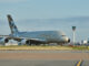 Etihad Airbus A380 at London Heathrow