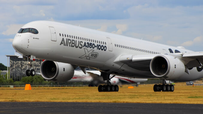 Airbus A350 (Image UK Aviation Media)