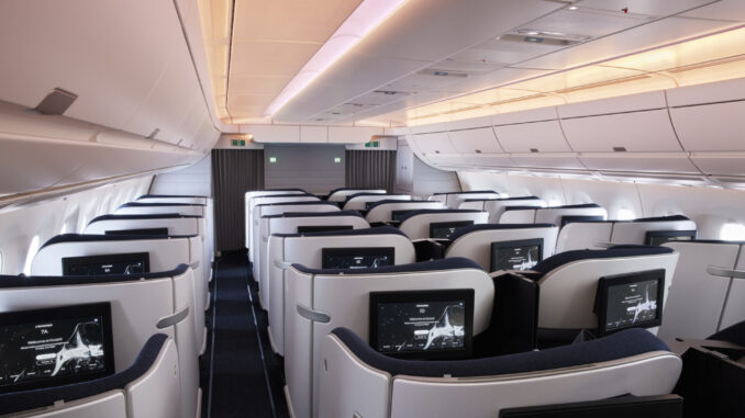 Finnair A350 Business Class Cabin_Moodlights