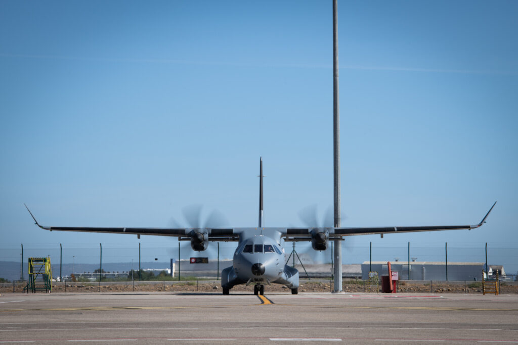 First Indian C295 gets ready for its first flight (Image: CASA/Airbus)