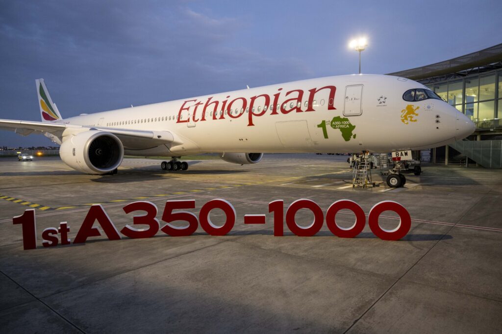 First Ethiopian Airlines A350