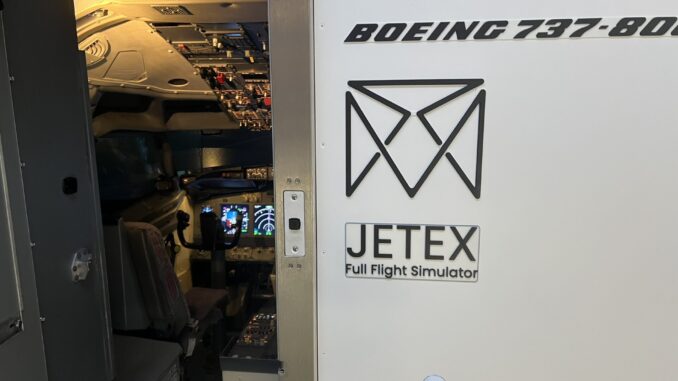 JetEx Simulation's Full Motion Boeing 737-800 Simulator