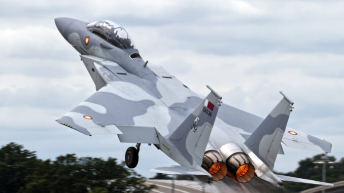 Boeing F15QA (Image: UK Aviation Media / John Moore)