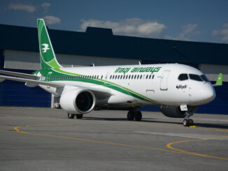 Iraqi Airways A220-300 YI-ARE (Image: Airbus)