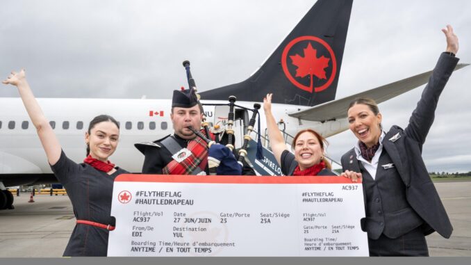 Air Canada takes off with new Edinburgh to Montreal route Air Canada takes off with new Edinburgh to Montreal route