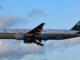PIA 777 landing at Heathrow