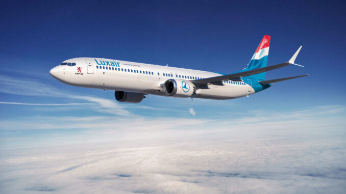 Boeing and Luxair announced today the European regional carrier placed an order for two 737-10 airplanes with options for two more.