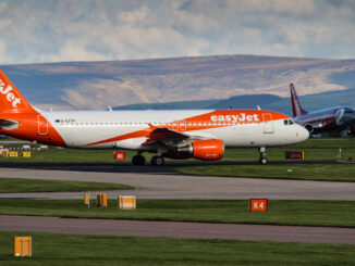 Easyjet Airbus at Manchester Airport (Max Thrust Digital)