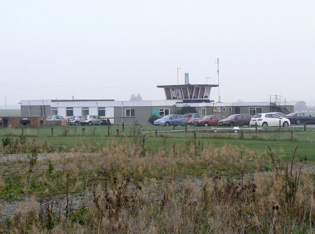 Nottingham City Airport Tower (Image Alan Murray-Rust CC-BY SA2.0)