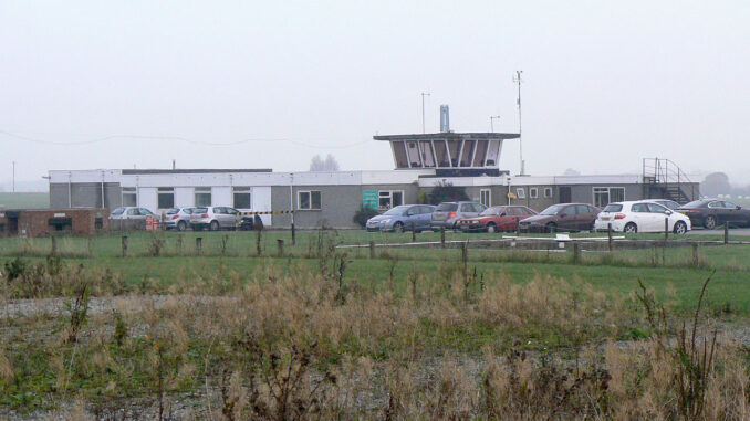 Nottingham City Airport Tower (Image Alan Murray-Rust CC-BY SA2.0)