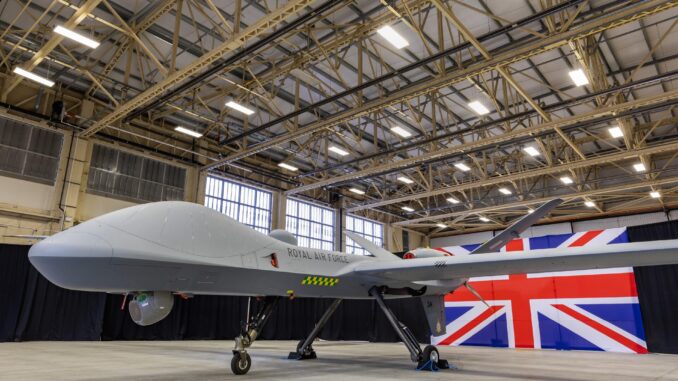Protector MQ-9B Finished Build RAF Protector RG Mk1 (Image: Crown Copyright)