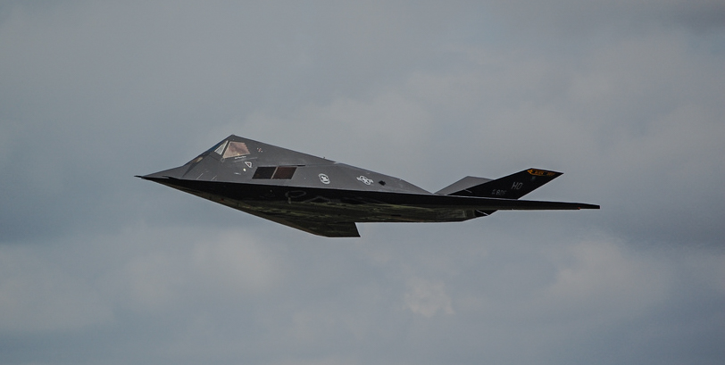 F117 Nighthawk at the Royal International Air Tattoo in 2013 (UK Aviation Media)