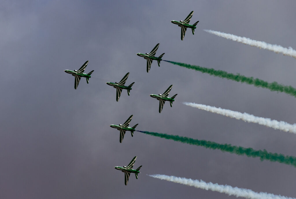 Hawks of the Saudi Arabian display team (Image: Max Thrust Digital)
