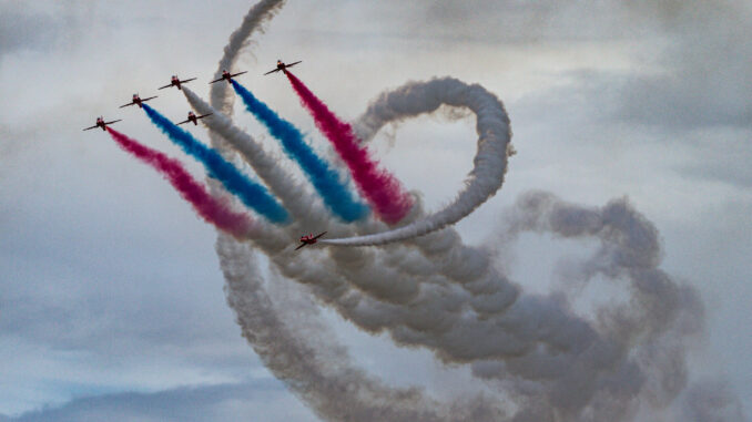 The Red Arrows at RIAT 2023 (Image: UK Aviation Media)