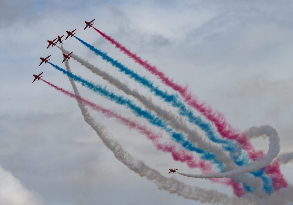 The Red Arrows at RIAT 2023 (Image: Max Thrust Digital)