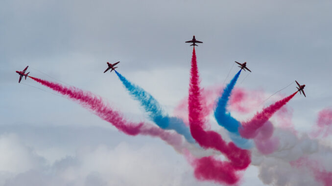 The Red Arrows at RIAT 2023 (Image: UK Aviation Media)