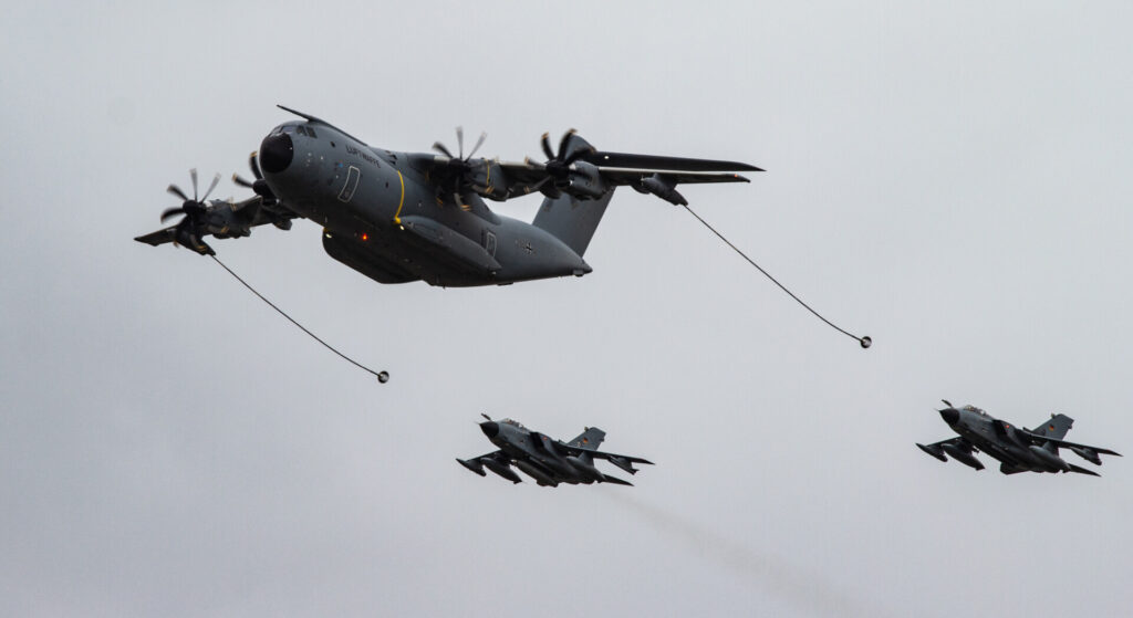 Lufwaffe A400M and two Tornados (Image: Max Thrust Digital)
