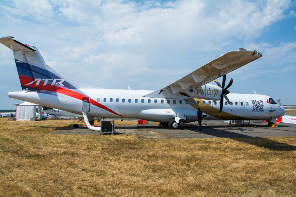 ATR are using 100% Sustainable Aviation Fuel (SAF) (Image: Nick Harding / Max Thrust Digital)
