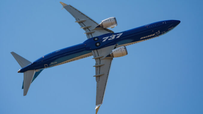 Boeing 737-10 in flight (Image: Nick Harding / Max Thrust Digital)