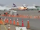 The moment a LATAM airbus hits a fire engine in Peru