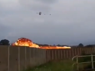 A Frecce Tricolori jet explodes as hits the ground near Turin