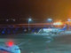 Security Video captured the moment of impact between the two aircraft at Tokyo Haneda Airport