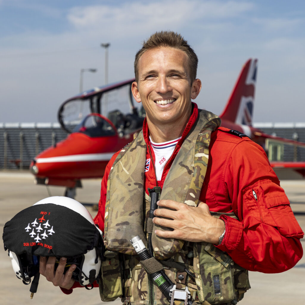 Sqn Ldr Jon Bond, the new Red One (©Crown Copyright/OGL)