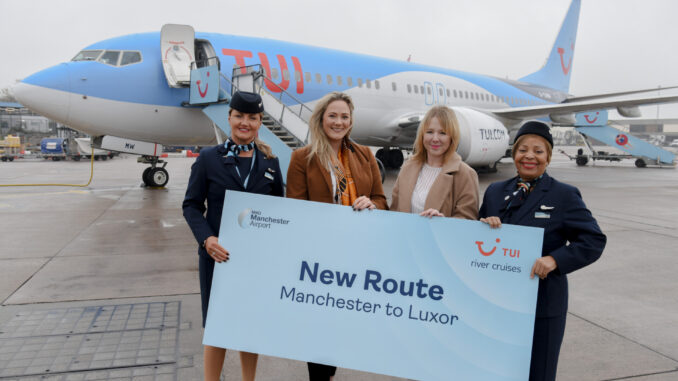 TUI River Cruises Manchester to Luxor inaugural flight