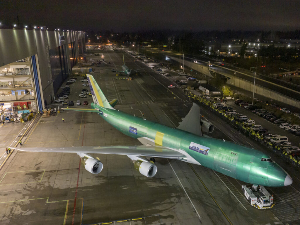 The 1,574th and final Boeing 747 (Image: Boeing/Paul Weatherman)