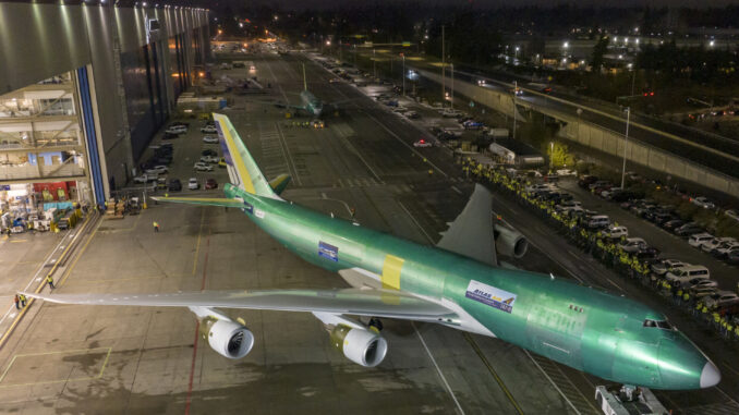 The 1,574th and final Boeing 747 (Image: Boeing/Paul Weatherman)