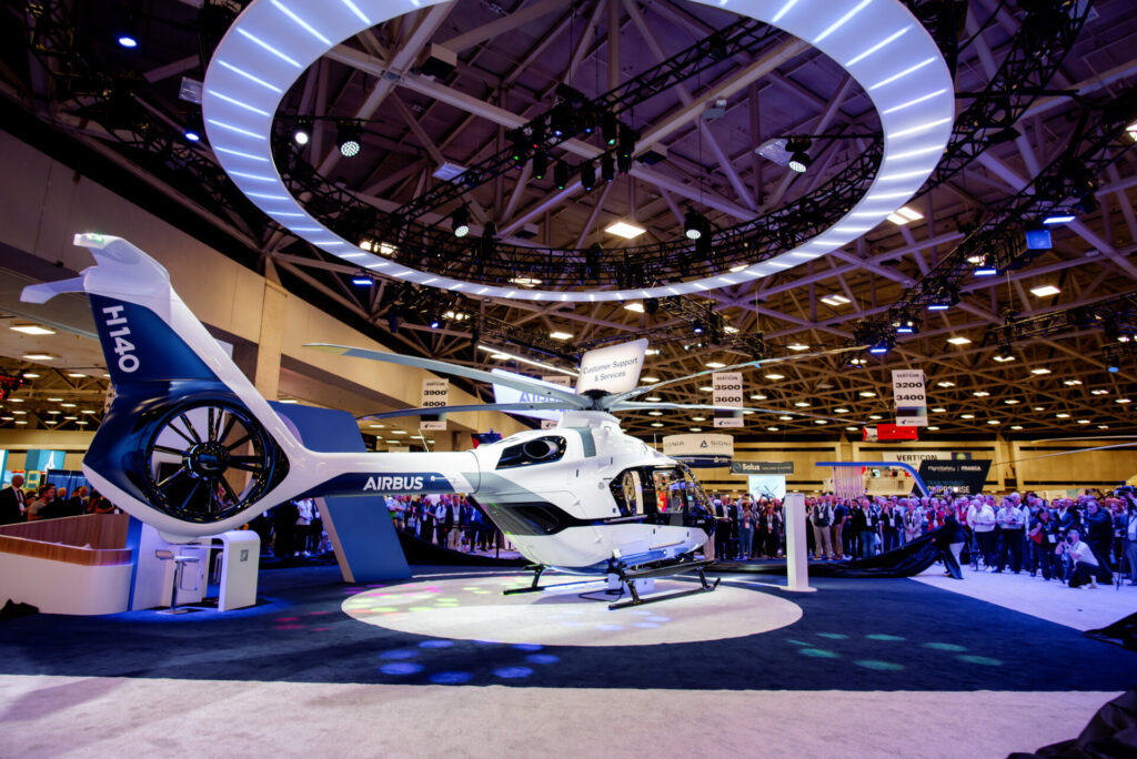 The Airbus H140 was unveiled at VERTICON