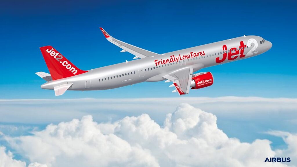 Airbus rendering of a Jet2.com Airbus A321neo