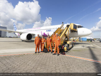 A321XLR First flight test crew