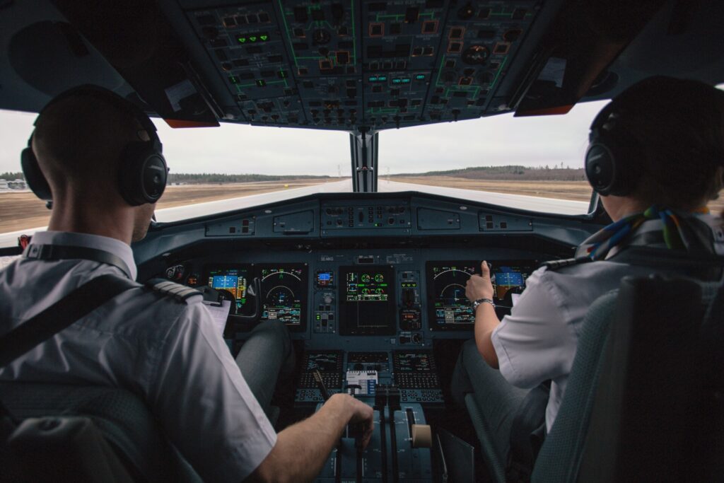 Mixed, and even all female crews are thankfully becoming a more common sight as more women obtain pilot licences