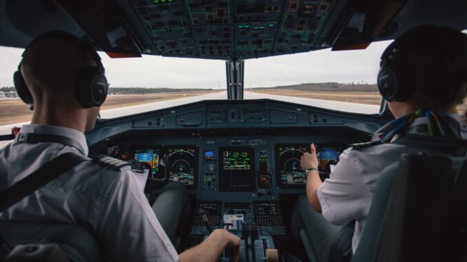 Mixed, and even all female crews are thankfully becoming a more common sight as more women obtain pilot licences