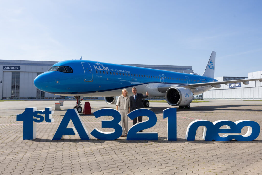 1st A321neo for KLM