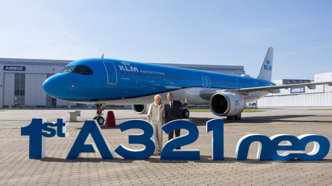 1st A321neo for KLM