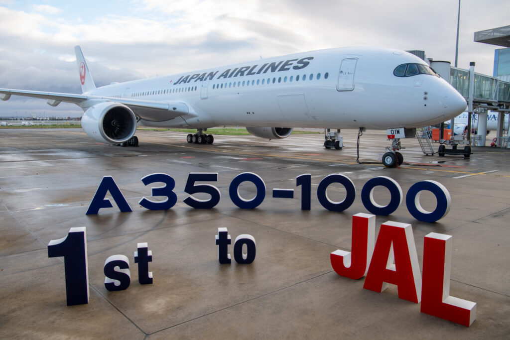 First A350-1000 for Japan Airlines